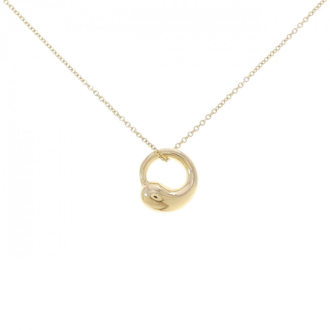 Tiffany Eternal Necklace: --- Catalog ---Category: SizePendant Size: 12.7mm x 11.5mm / 0.49'' x 0.45''Neck Circumference: 41 cm / 16.14''Category: DesignGender: WomenMaterial: Yellow gold (18K)Pendant Type: PendantNecklace