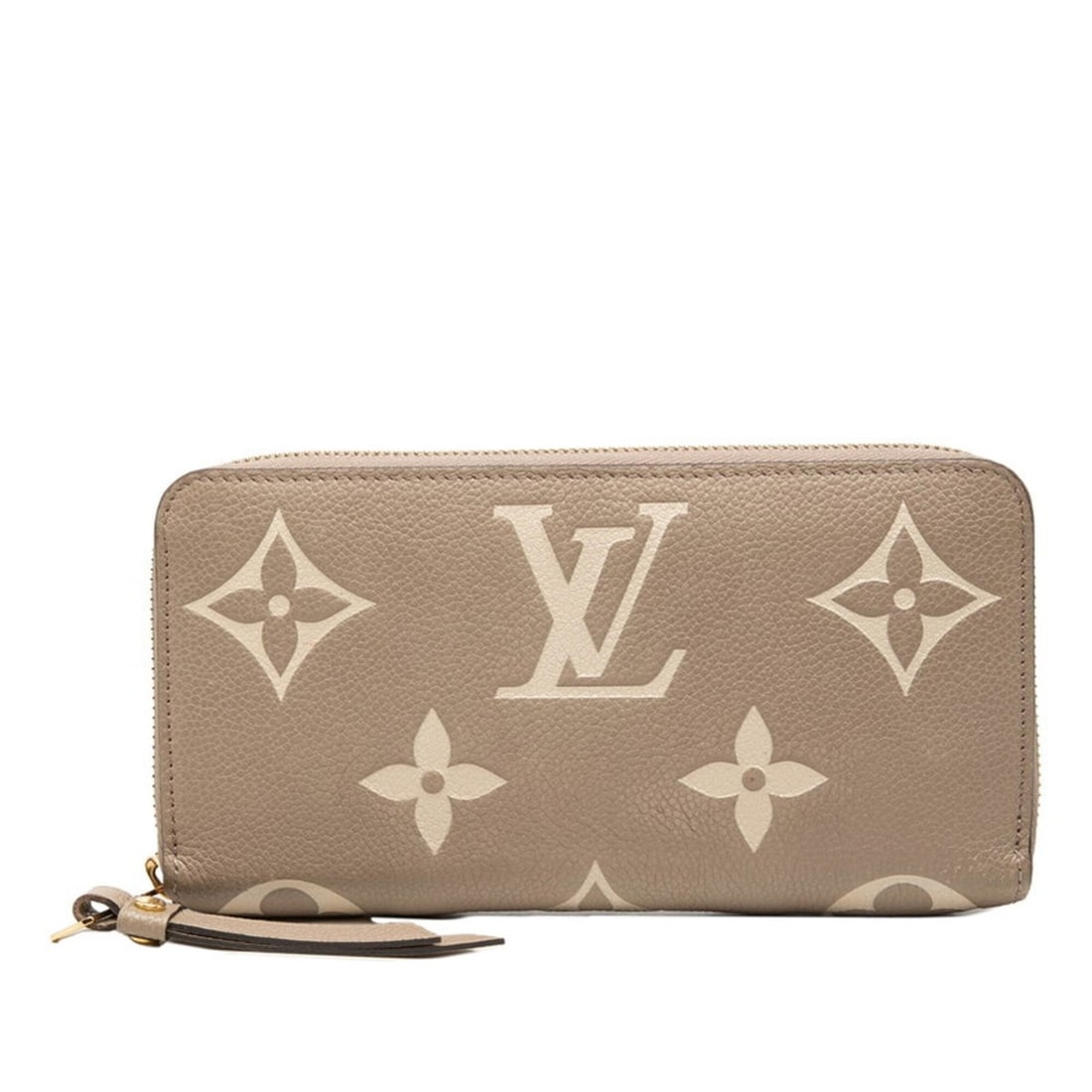 Louis Vuitton Monogram Empreinte Zippy Wallet Round Zip Long M69794 Tourtrell Crème Beige Leather (1 of 13)