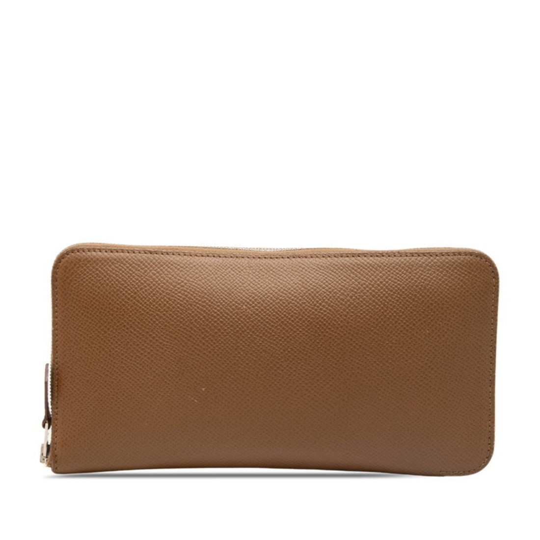 Hermes Azap Long Silk In Round Zipper Wallet, Brown, Silver Hardware, Veau Epsom Leather, Women's: --- Catalog ---Category: SizeSize (HxWxD): 10.5cm x 20cm x 1.5cm / 4.13'' x 7.87'' x 0.59''Category: DesignType: Long wallet (bi-fold)Color: BrownGender: WomenMaterial: Epsom leather Category: General
