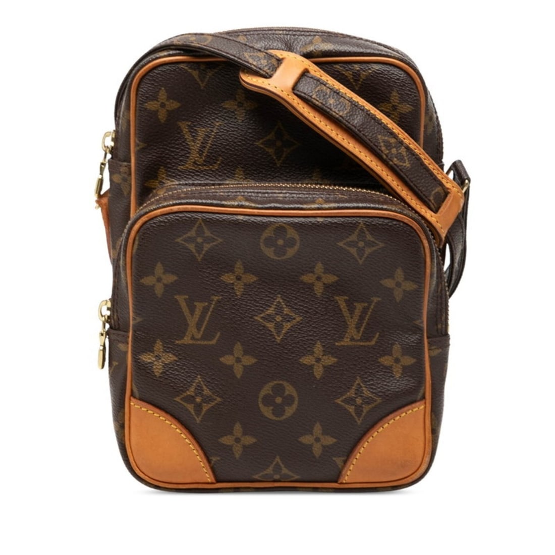 Louis Vuitton Monogram Amazon Crossbody Shoulder Bag M45236 Brown Leather Women's LOUIS VUITTON (1 of 7)