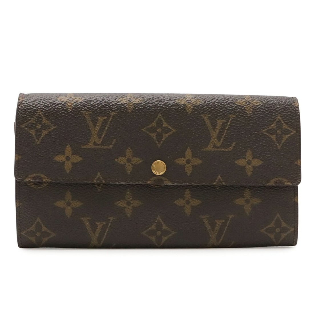 LOUIS VUITTON Louis Vuitton Monogram Pochette Portemonnaie Credit Bi-fold Long Wallet M61726 (1 of 17)