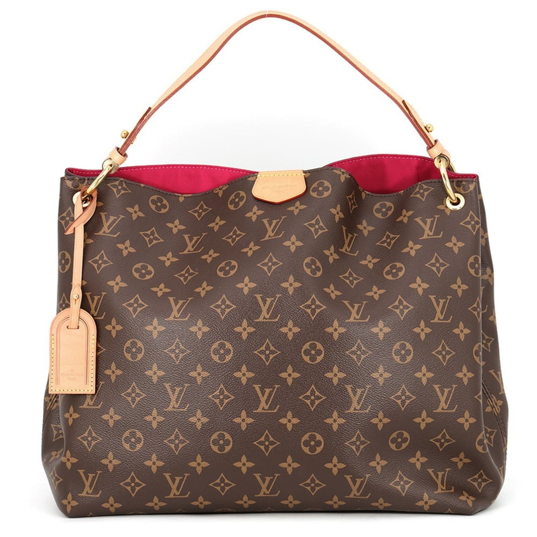 Louis Vuitton Shoulder Bag Monogram Graceful PM M43700 LOUIS VUITTON Handbag: --- Catalog ---Category: SizeSize (HxWxD): 34cm x 35.5cm x 14cm / 13.38'' x 13.97'' x 5.51''Category: DesignType: Shoulder bagColor: PivoineGender: WomenMaterial: Monogram Category: GeneralBrand: Loui