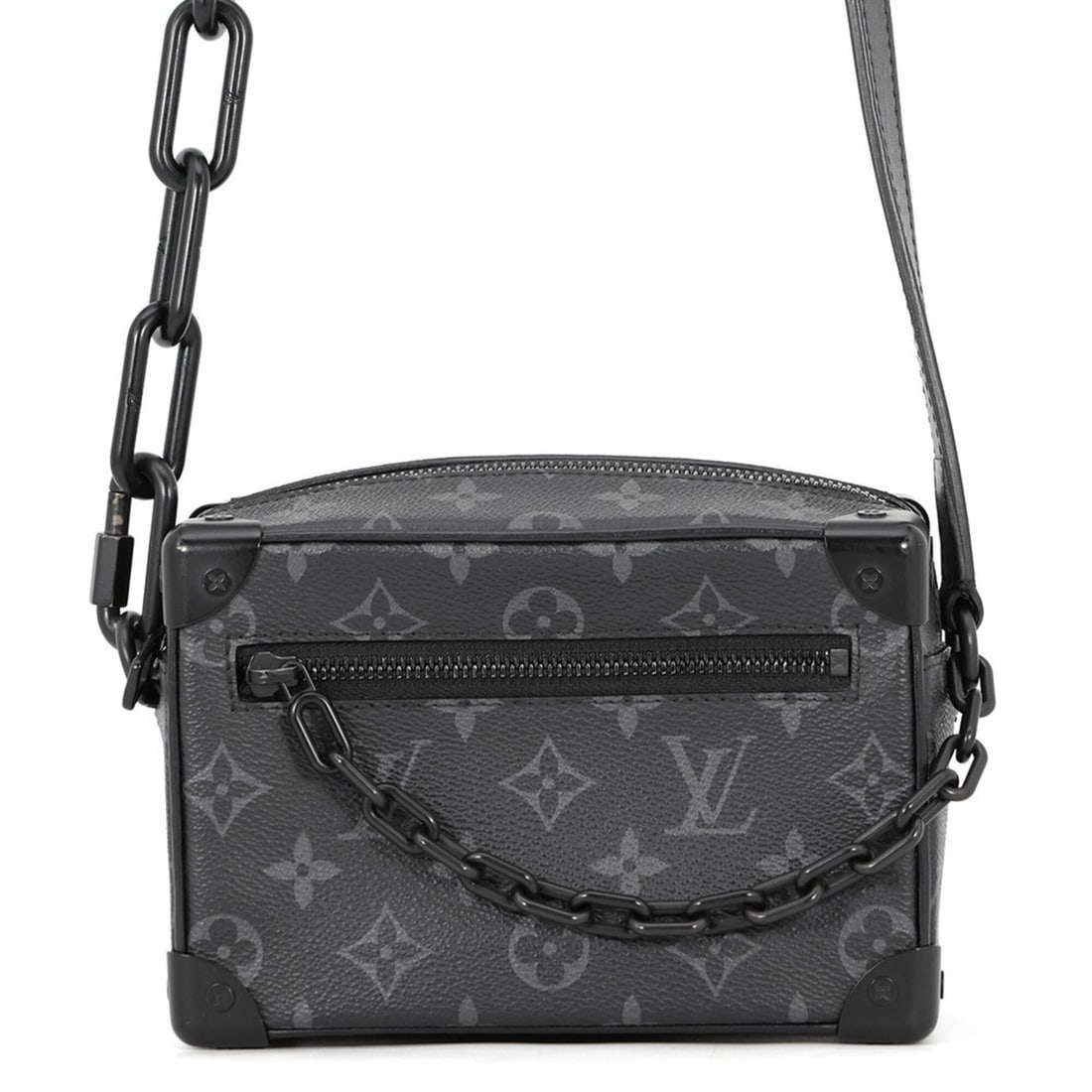 Louis Vuitton Monogram Eclipse Mini Soft Trunk Shoulder Bag M44735 LOUIS VUITTON Black Handbag for (1 of 15)