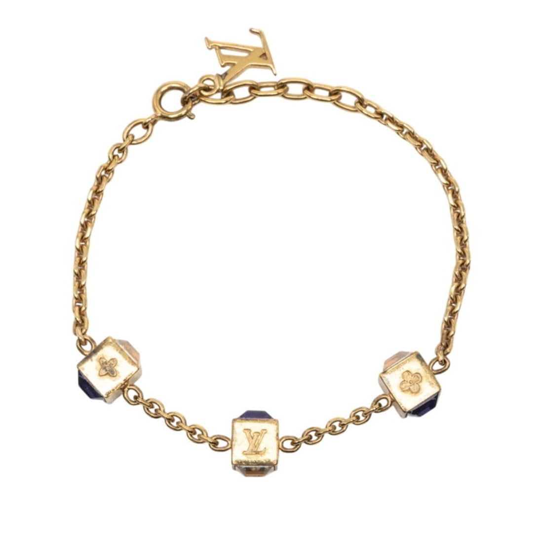 Louis Vuitton Bracelet Gamble M65209 Gold Plated Women's LOUIS VUITTON: --- Catalog ---Category: SizeLength: 17.5cm / 6.88''Category: DesignType: Charm braceletColor: GoldGender: WomenCategory: GeneralMPN: M65209Brand: Louis Vuitton--- Item List ---Section: ConditionRanki