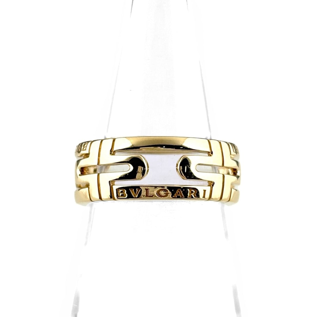 Bulgari BVLGARI Parentesi Openwork Ring YG Yellow Gold 750 Women's: --- Catalog ---Category: SizeUS Size: 6.5Brand Size: 52Category: DesignType: Band ringGender: WomenMaterial: Yellow gold (18K)Category: GeneralBrand: Bvlgari--- Item List ---Section: ConditionRanking:
