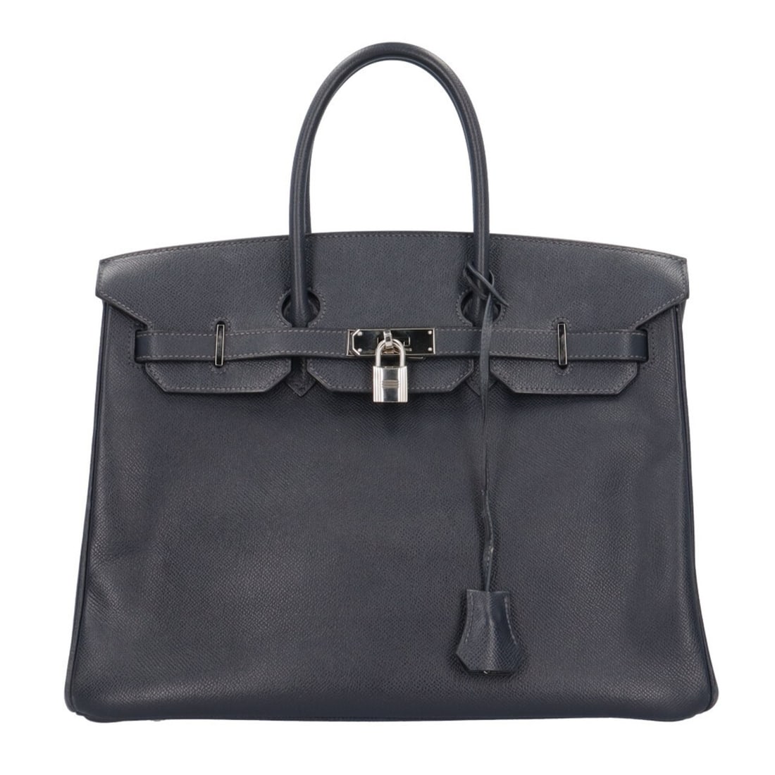 Hermes Birkin 35 Handbag, Veau Epsom Leather, Navy, Women's HERMES: --- Catalog ---Category: SizeSize (HxWxD): 25cm x 35cm x 18cm / 9.84'' x 13.77'' x 7.08''Category: DesignType: HandbagColor: Blue indigo, NavyGender: WomenMaterial: Epsom leather Category: GeneralBran