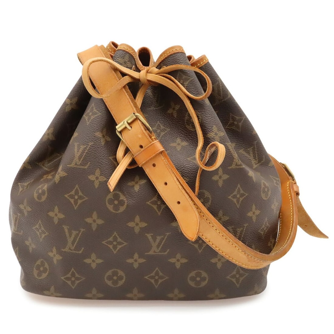 LOUIS VUITTON Louis Vuitton Monogram Petit Noé Shoulder Bag Model M42226 (1 of 17)