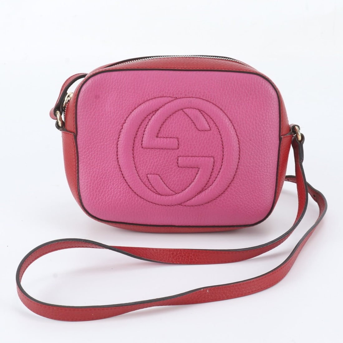 Gucci Soho Small Disco Bag Interlocking G Leather Shoulder for Women (1 of 11)