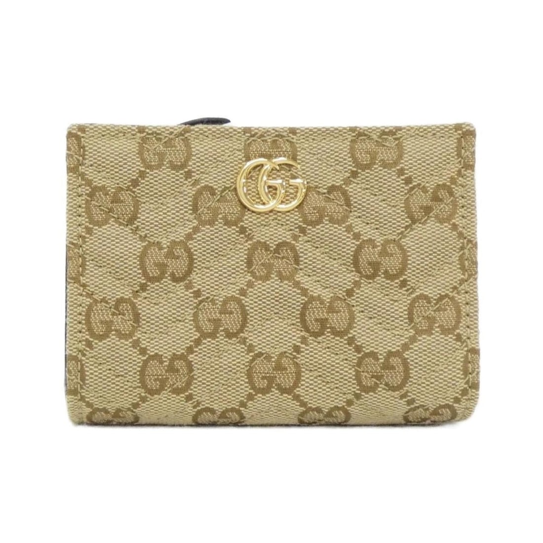 Gucci GG Marmont 773427 FAF05 Wallet: --- Catalog ---Category: SizeSize (HxWxD): 8cm x 11.5cm x 3.5cm / 3.14'' x 4.52'' x 1.37''Category: DesignType: Wallet (bi-fold)Color: Beige, Dark brown, SandGender: WomenMaterial: GG canvas Category: