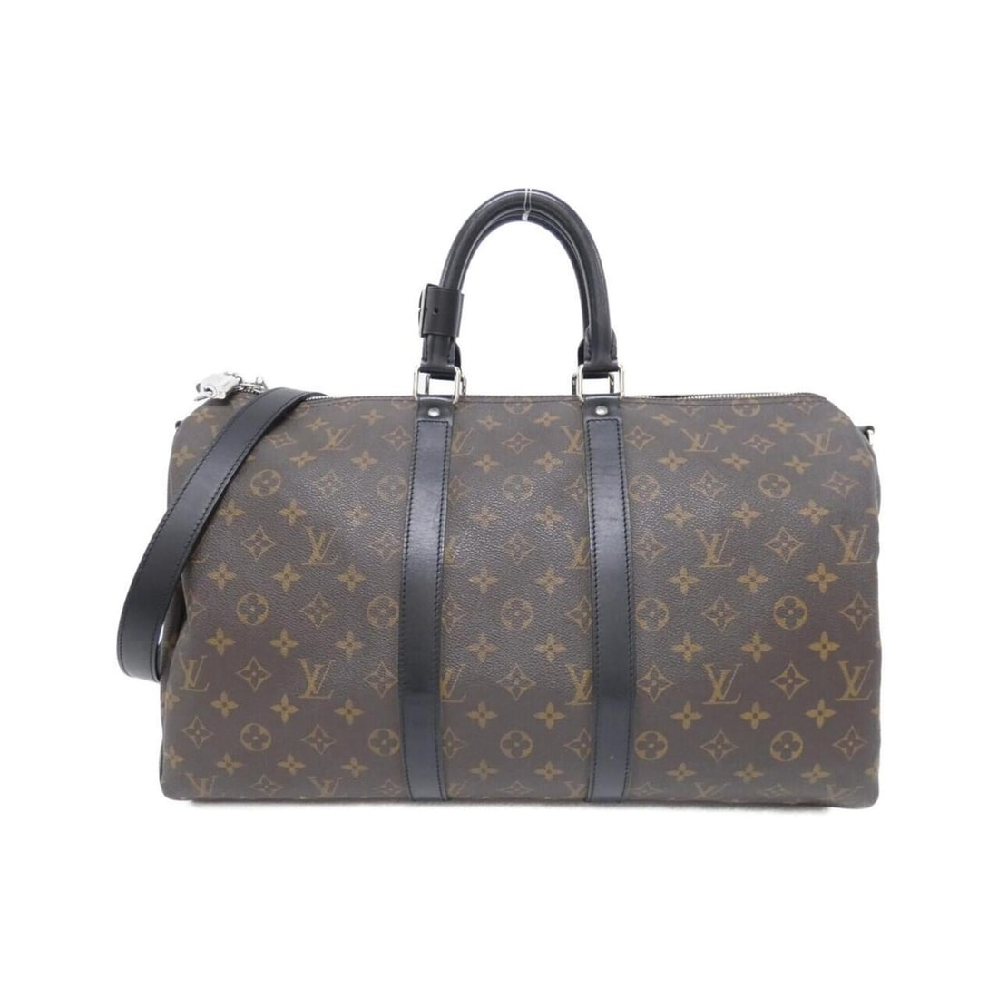 Louis Vuitton Monogram Macassar Keepall Bandoulière 45cm M56711 Boston Bag