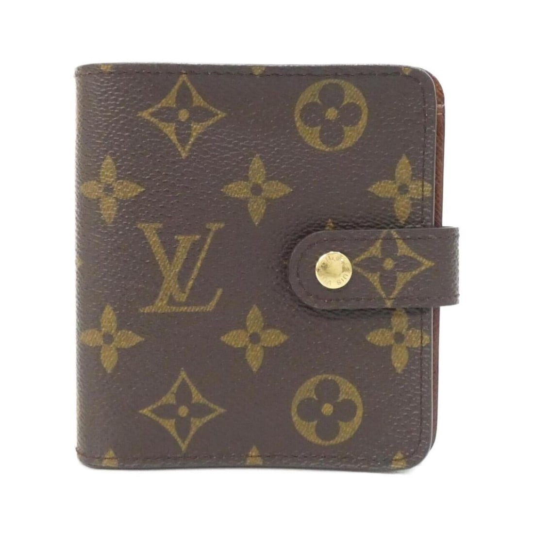 Louis Vuitton Monogram Compact Zip Wallet M61667: --- Catalog ---Category: SizeSize (HxWxD): 11cm x 10cm x 3cm / 4.33'' x 3.93'' x 1.18''Category: DesignType: Wallet (bi-fold)Color: MarronGender: Men,WomenMaterial: Coated canvas Category: GeneralMPN: