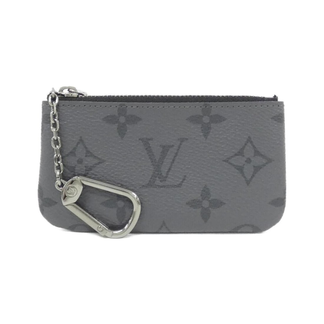 Louis Vuitton Monogram Eclipse Reverse Card Key Case Pochette Clé M80905 Coin &: --- Catalog ---Category: SizeSize (HxWxD): 7cm x 12cm x 1cm / 2.75'' x 4.72'' x 0.39''Category: DesignType: Coin purse/coin caseColor: Black, GrisGender: MenMaterial: Coated canvas Category: GeneralMP