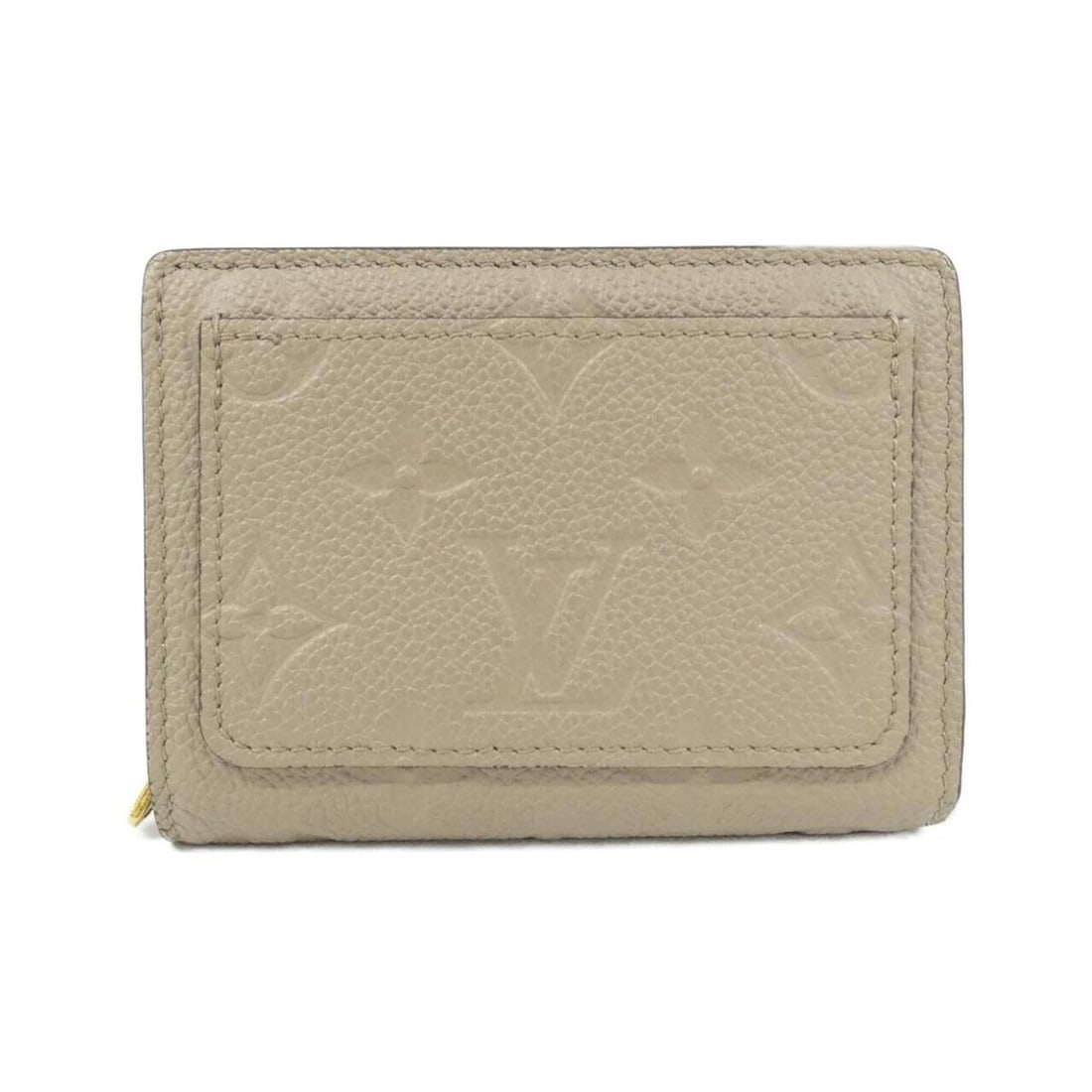 Louis Vuitton Monogram Empreinte Portefeuille Claire M29454 Wallet: --- Catalog ---Category: SizeSize (HxWxD): 9cm x 11cm x 3cm / 3.54'' x 4.33'' x 1.18''Category: DesignType: Wallet (bi-fold)Color: TourterelleGender: Men,WomenMaterial: Leather Leather/Fur Type: Calf 