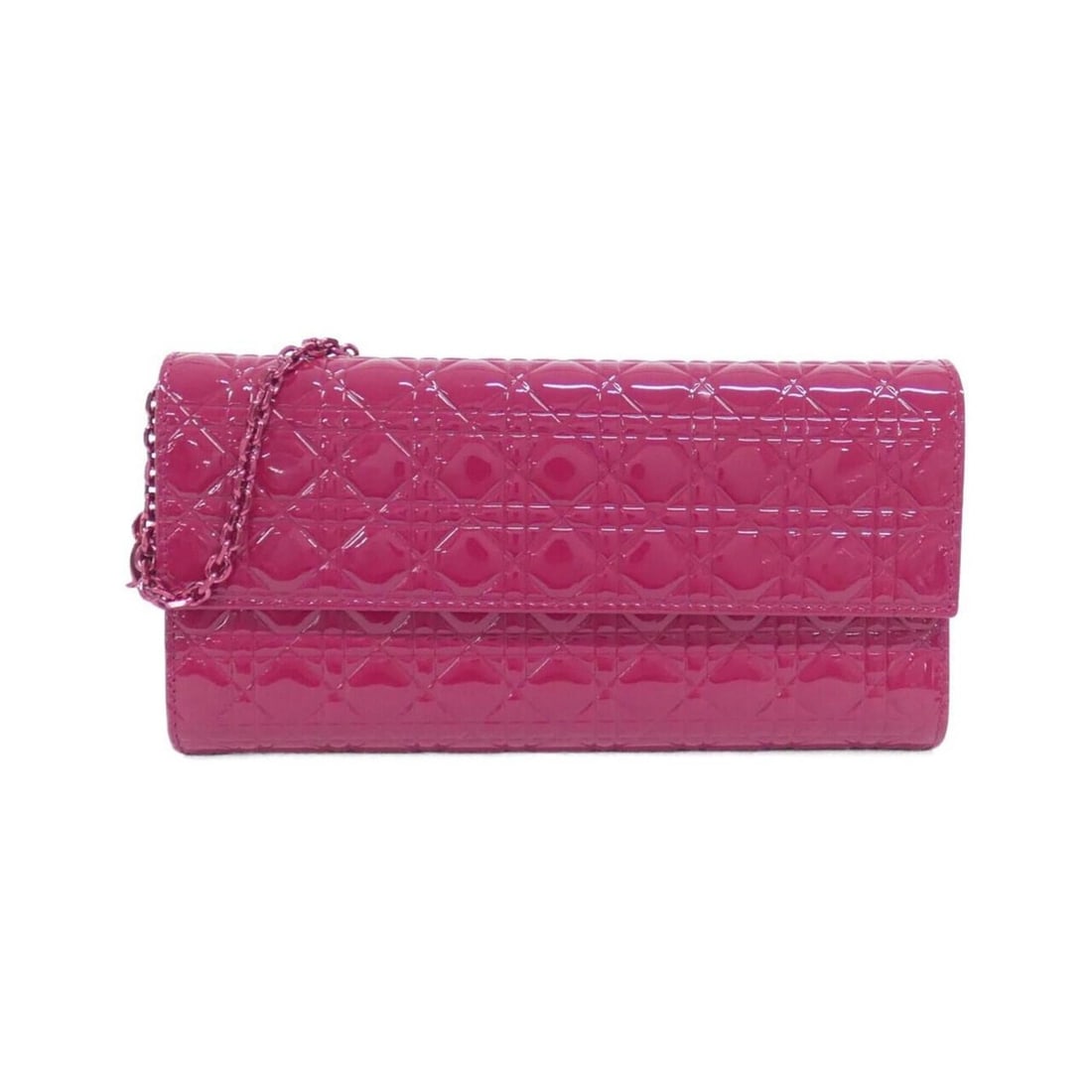 Christian Dior Lady S0646B Wallet Chain: --- Catalog ---Category: SizeSize (HxWxD): 11cm x 21cm x 2.5cm / 4.33'' x 8.26'' x 0.98''Category: DesignType: Chain/Shoulder walletColor: PinkGender: WomenCategory: GeneralMPN: S0646PVCBBrand: Christ