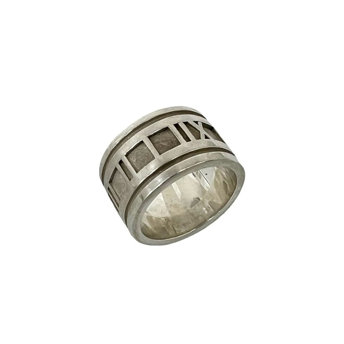 TIFFANY&Co. Tiffany Atlas Wide Ring, Sterling Silver 925, Accessory, Silver, 44862