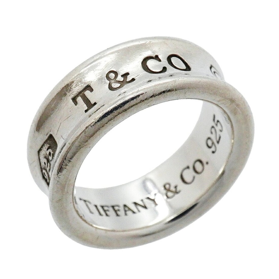Tiffany & Co. Narrow Ring, Sterling Silver 925, Size 6.5, Women's