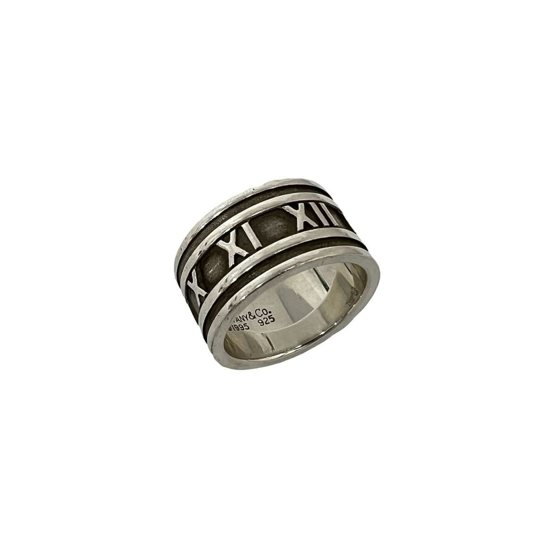 TIFFANY&Co. Tiffany Atlas Wide Ring, Sterling Silver 925, Men's Accessory, Item Number 53858