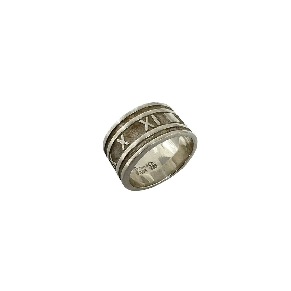 TIFFANY&Co. Tiffany Atlas Wide Ring, Sterling Silver 925, Men's Accessory, Item Number 57828
