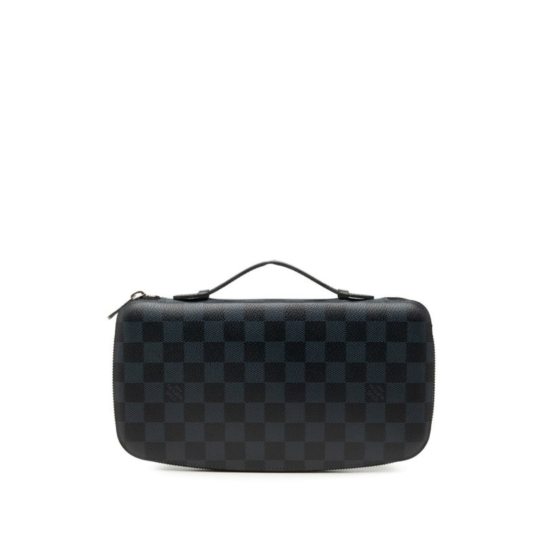 Louis Vuitton Damier Cobalt Organizer Atoll Round Zipper Long Wallet Travel Case N63222 Navy Leather: --- Catalog ---Category: SizeSize (HxWxD): 14.5cm x 26cm x 1.5cm / 5.7'' x 10.23'' x 0.59''Category: DesignType: Long wallet (bi-fold)Color: NavyGender: MenMaterial: PVC , Leather Category: GeneralBra