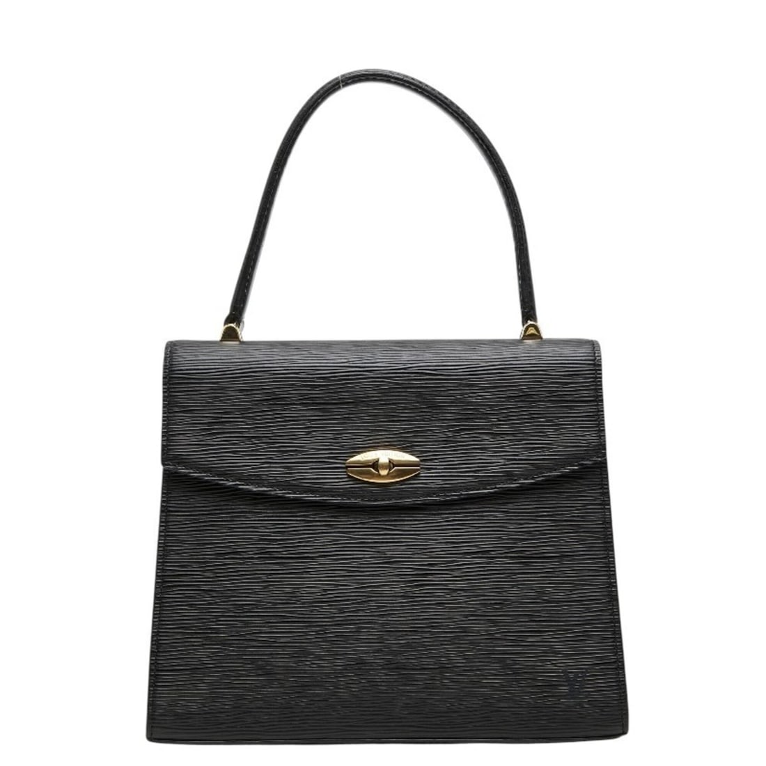 Louis Vuitton Epi Malesherbes Handbag M52372 Noir Black Leather Women's LOUIS VUITTON