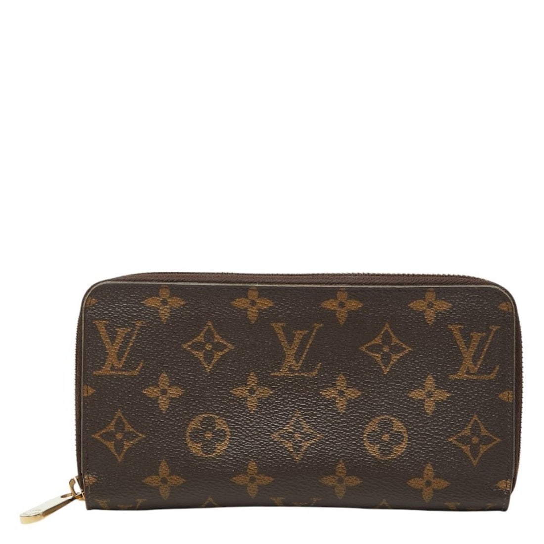 Louis Vuitton Monogram Zippy Wallet, Round Zipper Long M41894, Brown Rose Ballerine Leather, Women's