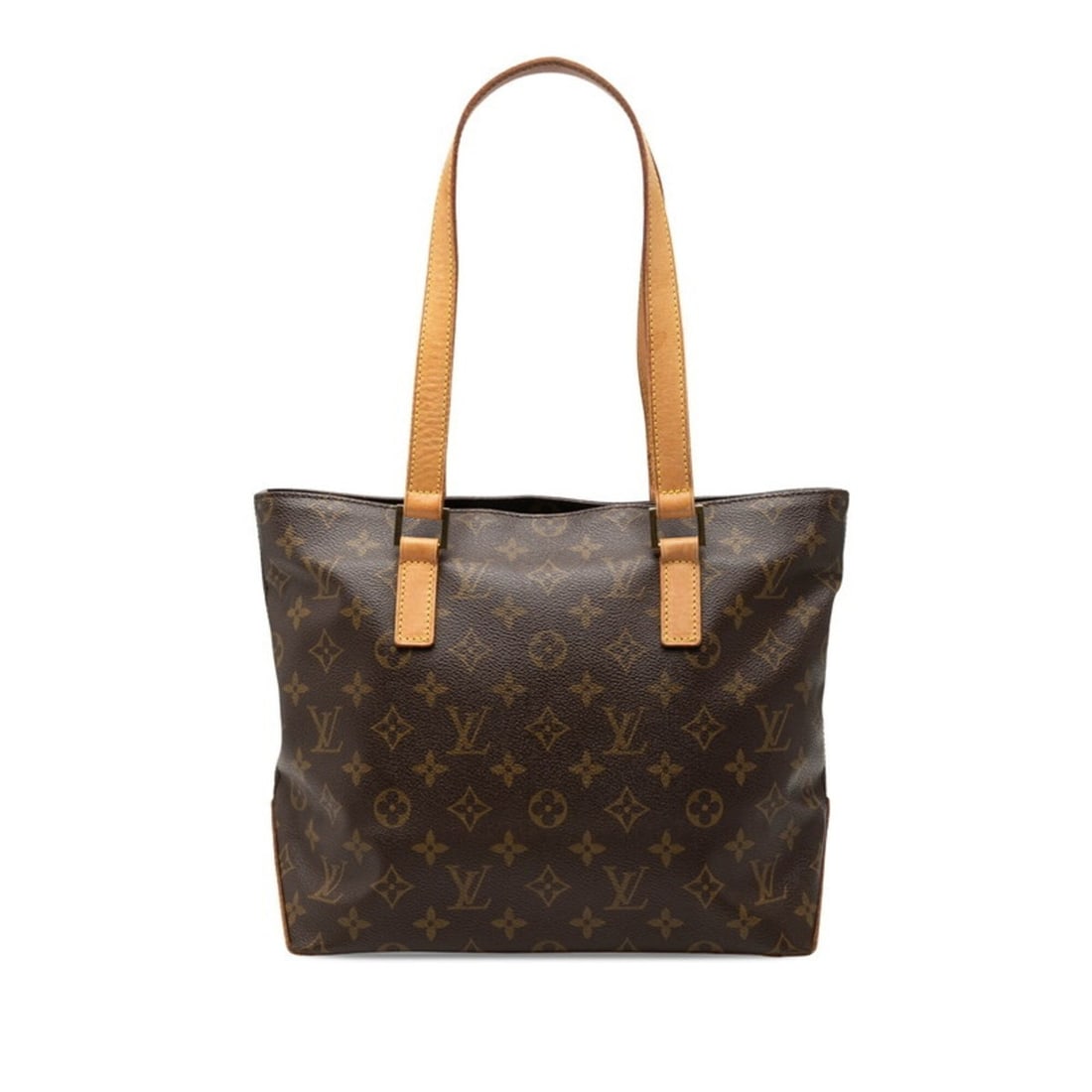 Louis Vuitton Monogram Cabas Piano Tote Bag Shoulder M51148 Brown Leather Women's LOUIS VUITTON (1 of 13)