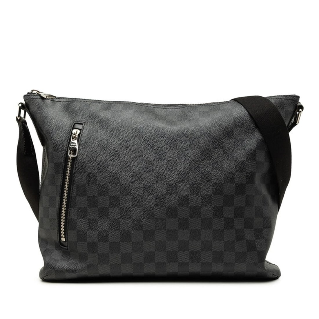 Louis Vuitton Damier Graphite Mick MM Crossbody Shoulder Bag N41106 Black Leather Men's LOUIS