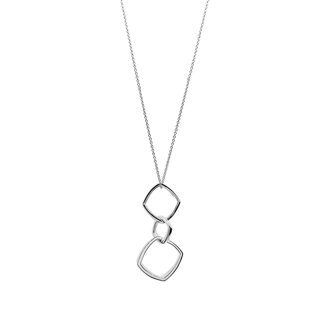 TIFFANY&Co. Triple Torque Frank Gehry Narrow Necklace SV925 Silver Men's and Women's: --- Catalog ---Category: SizePendant Size: 50mm x 26mm / 1.96'' x 1.02''Neck Circumference: 40.5 cm / 15.94''Category: DesignColor: SilverGender: Men,WomenMaterial: Silver 925Necklace Type: NecklaceCa