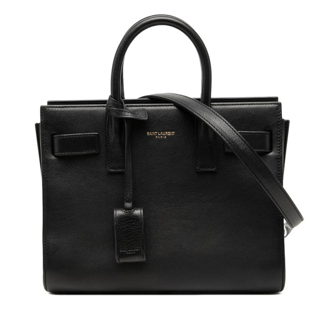 Saint Laurent Sac de Jour Nano Handbag Shoulder Bag 2WAY 340778 Black Leather Women's SAINT LAURENT