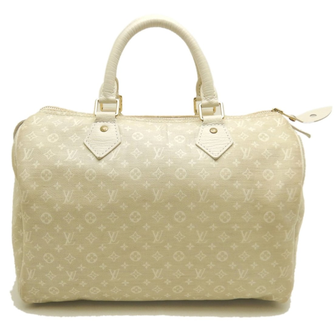LOUIS VUITTON Monogram Mini Lin Speedy 30 M95319 Handbag, Dune, Women's 254134 (1 of 20)