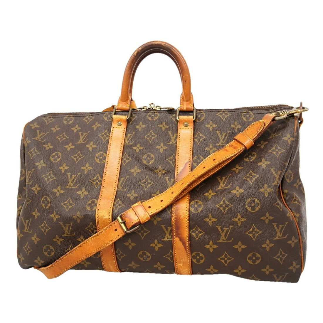 Louis Vuitton Bag/Boston Bag Monogram Keepall Bandoulière 45 M41418 Brown Men's/Women's P3374048: --- Catalog ---Category: SizeSize (HxWxD): 27cm x 45cm x 20cm / 10.62'' x 17.71'' x 7.87''Category: DesignType: Boston bagColor: BrownGender: Men,WomenCategory: GeneralMPN: M41418Brand: Louis Vuitton-