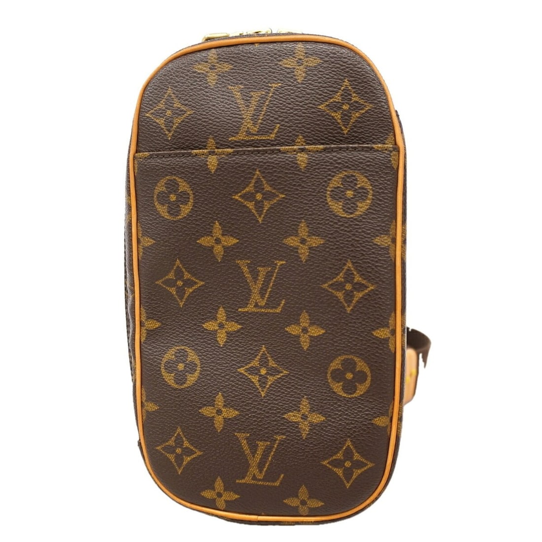 Louis Vuitton Monogram Pochette Gange Bag, M51870, Brown, Men's, P3367935: --- Catalog ---Category: SizeSize (HxWxD): 22cm x 12cm x 4.5cm / 8.66'' x 4.72'' x 1.77''Category: DesignType: Sling bagColor: BrownGender: MenCategory: GeneralMPN: M51870Brand: Louis Vuitton--- Item 