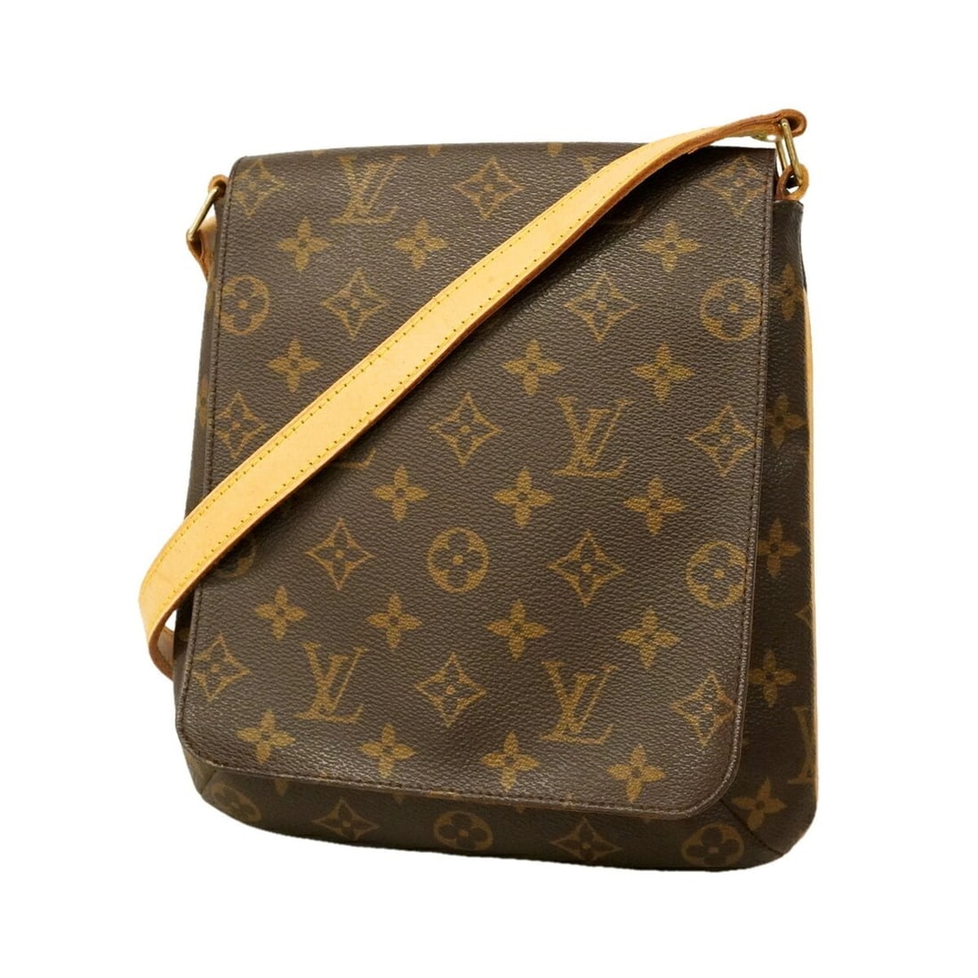 Louis Vuitton Monogram Musette Salsa Short Strap Shoulder Bag M51258 Brown Women's P3362629