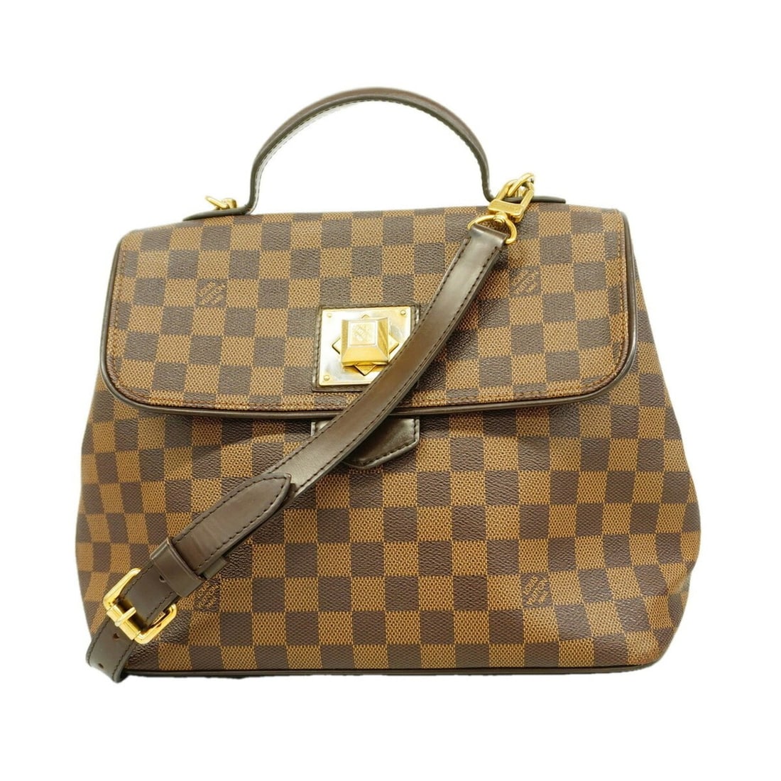 Louis Vuitton Damier Bergamo MM Handbag N41168 Ebene 2-way bag for women P3344237