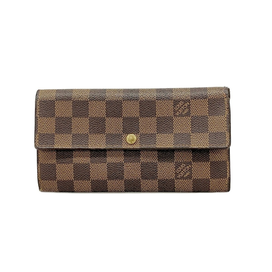 Louis Vuitton Damier Portefeuille Sarah Long Wallet N61734 Ebene Women's P3291165: --- Catalog ---Category: SizeSize (HxWxD): 10.5cm x 18.5cm x 2.5cm / 4.13'' x 7.28'' x 0.98''Category: DesignType: Long wallet (bi-fold)Color: EbeneGender: WomenCategory: GeneralMPN: N61734Brand: Loui