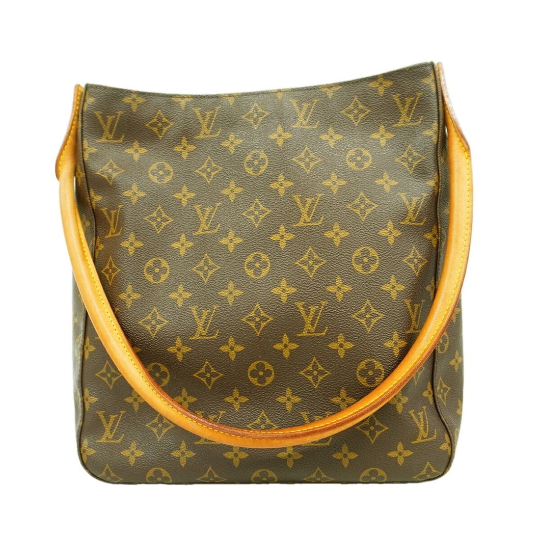 Louis Vuitton Monogram Looping GM Shoulder Bag M51145 Brown Women's