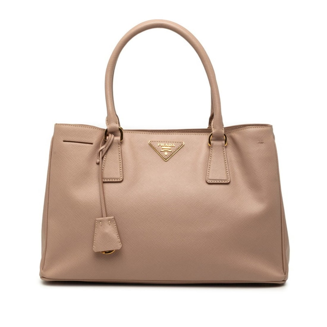 Prada Galleria Tote Bag Handbag with Triangle Logo Plate, 1BA874, Beige Saffiano Leather, Women's: --- Catalog ---Category: SizeHandle Drop: 14.00cm / 5.51''Size (HxWxD): 21cm x 33cm x 14.5cm / 8.26'' x 12.99'' x 5.7''Category: DesignType: Handbag, Tote bagColor: BeigeGender: WomenClosure: MagnetMa