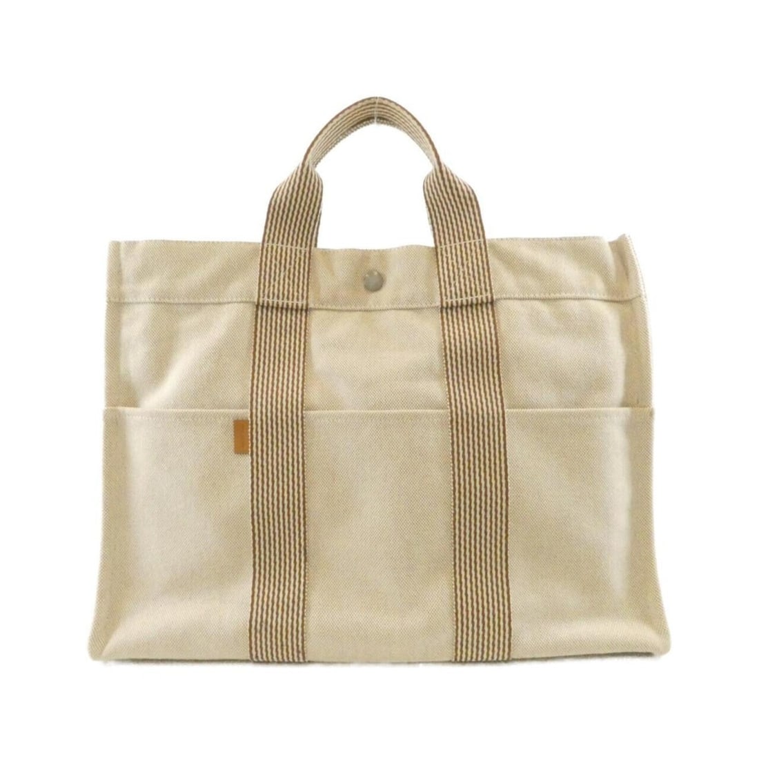 Hermes New Sac Fourre-Tout MM 102018M Handbag: --- Catalog ---Category: SizeSize (HxWxD): 32cm x 42cm x 10cm / 12.59'' x 16.53'' x 3.93''Category: DesignType: HandbagColor: BeigeGender: WomenMaterial: Canvas Hardware Color: SilverCategory: