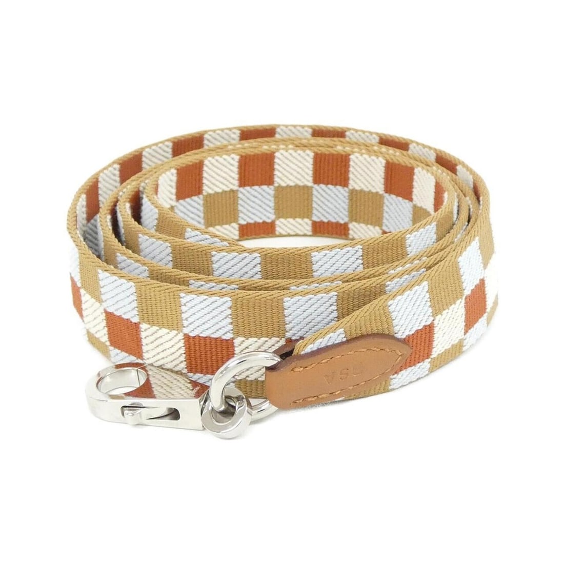 Hermes Sangle Maxi Cadreille 083420CK Strap: --- Catalog ---Category: SizeSize (HxWxD): 113cm x 2.5cm / 44.48'' x 0.98''Category: DesignType: StrapColor: Gold, Multi-colorGender: Men,WomenMaterial: Canvas, Swift leatherCategory: GeneralMPN: