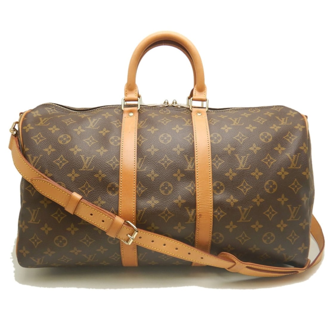LOUIS VUITTON Monogram Keepall Bandoulière 45 M41418 Boston Bag Brown Women's 254149: --- Catalog ---Category: SizeSize (HxWxD): 27cm x 45cm x 20cm / 10.62'' x 17.71'' x 7.87''Category: DesignType: Boston bagColor: BrownGender: WomenClosure: ZipperMaterial: Monogram Category: