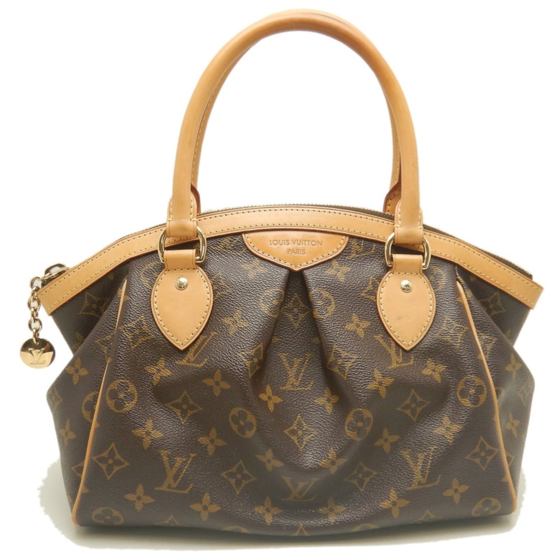 LOUIS VUITTON Monogram Tivoli PM M40143 Tote Bag Brown Women's 254148: --- Catalog ---Category: SizeSize (HxWxD): 22cm x 30cm x 15cm / 8.66'' x 11.81'' x 5.9''Category: DesignType: Tote bagColor: BrownGender: WomenClosure: ZipperMaterial: Monogram Hardware Color: GoldCat