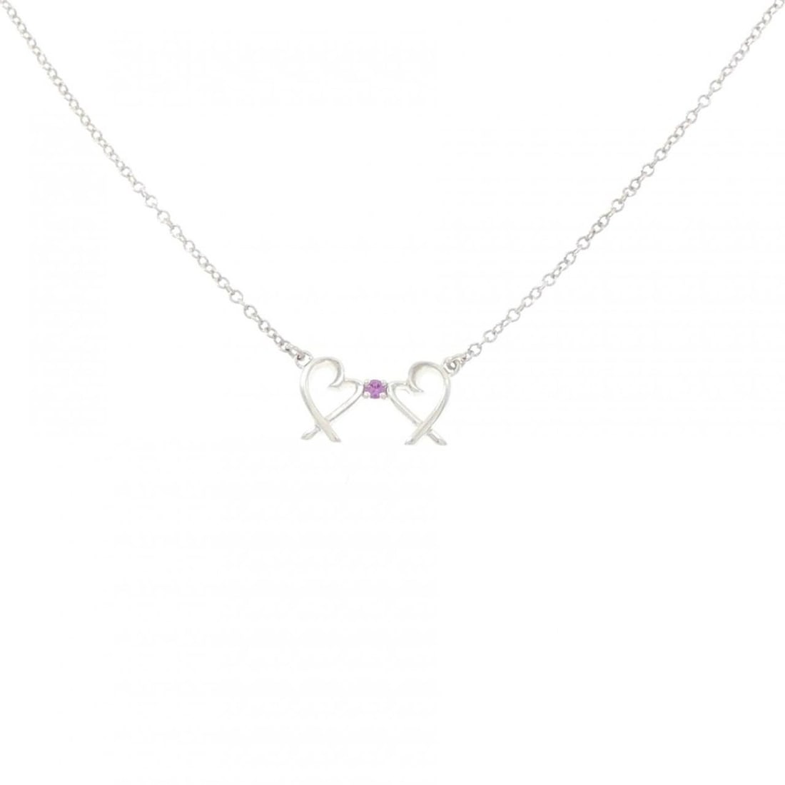 Tiffany Double Loving Heart Necklace: --- Catalog ---Category: SizePendant Size: 7.1mm x 11.7mm / 0.27'' x 0.46''Neck Circumference: 40 cm / 15.74''Category: DesignGender: WomenMaterial: Silver 925Pendant Type: PendantNecklace Type: