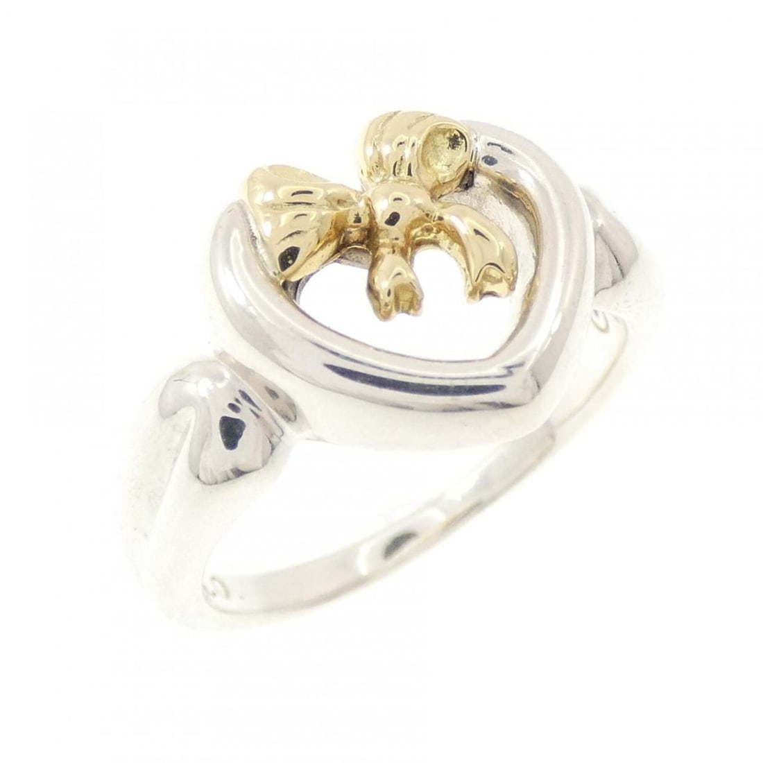 Tiffany & Co. 925 750YG Ring: --- Catalog ---Category: SizeJP Size: 6.5US Size: 3.5Category: DesignType: Band ringGender: WomenMaterial: Silver 925, Yellow gold (18K)Category: GeneralBrand: Tiffany--- Item List ---Section: