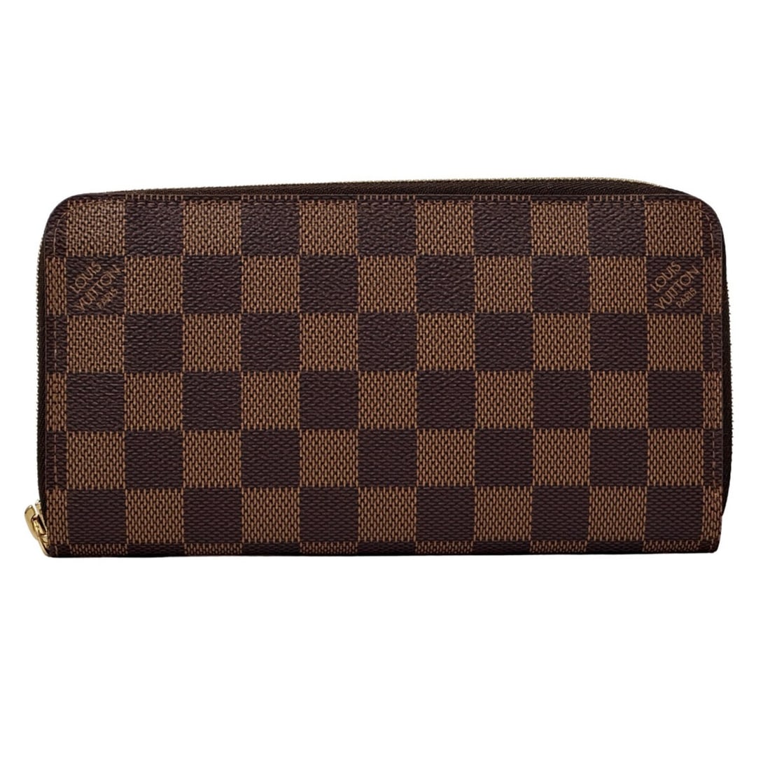 Louis Vuitton LOUIS VUITTON Wallet Damier Women's Men's Brand Long Zippy Ebene Brown N60015 Round: --- Catalog ---Category: SizeSize (HxWxD): 10.5cm x 19.5cm x 2cm / 4.13'' x 7.67'' x 0.78''Category: DesignType: Long wallet (bi-fold)Color: Brown, EbeneGender: Men,WomenMaterial: Damier Canvas Catego