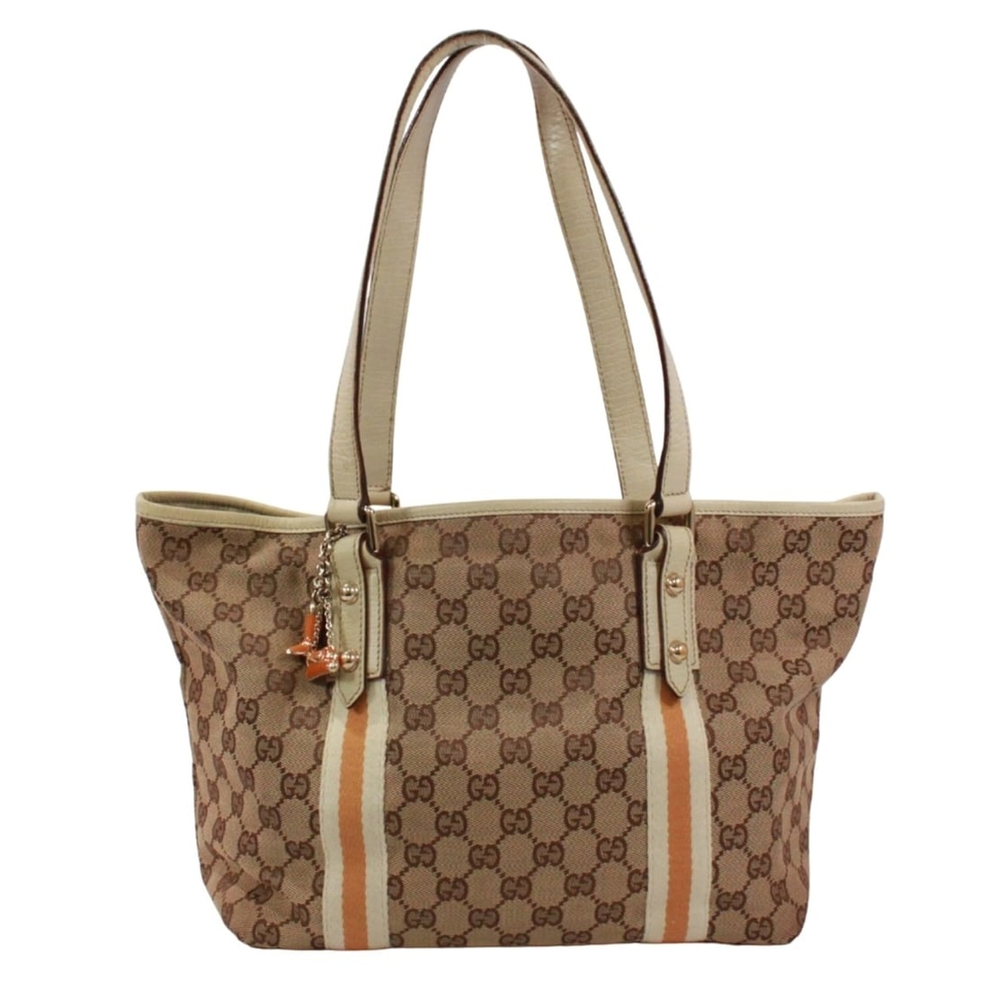 GUCCI Sherry Line 137396 Tote Bag GG Canvas Leather Beige Ivory Yellow Women's: --- Catalog ---Category: SizeSize (HxWxD): 22cm x 39cm x 14cm / 8.66'' x 15.35'' x 5.51''Category: DesignType: Tote bagColor: Beige, Ivory, YellowGender: WomenMaterial: GG canvas , Leather Category: G