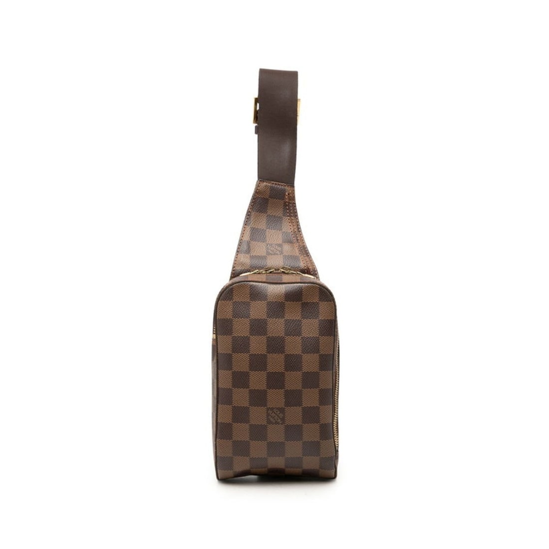 Louis Vuitton Damier Geronimos Old Model Body Bag/Waist Bag N51994 Brown Leather Men's LOUIS VUITTON: --- Catalog ---Category: SizeSize (HxWxD): 18.5cm x 11cm x 6cm / 7.28'' x 4.33'' x 2.36''Strap Length: 116cm / 45.66''Category: DesignType: Sling bagColor: BrownGender: MenClosure: ZipperMaterial: PVC