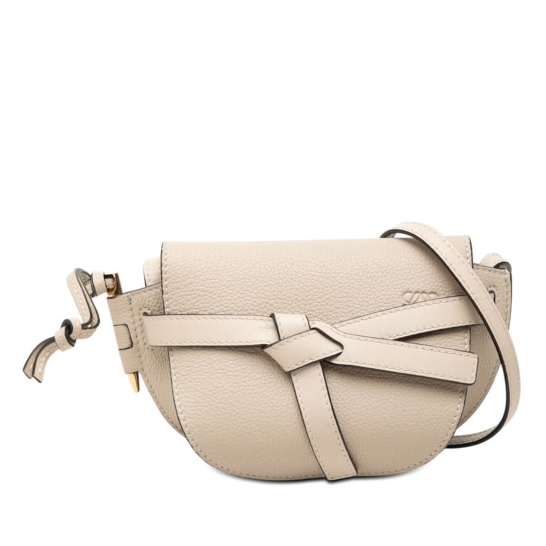 Loewe Anagram Gate Mini Crossbody Shoulder Bag, Beige Leather, Women's LOEWE: --- Catalog ---Category: SizeStrap Drop: 59cm / 23.22''Size (HxWxD): 11cm x 20cm x 7.5cm / 4.33'' x 7.87'' x 2.95''Category: DesignType: Shoulder bagColor: BeigeGender: WomenClosure: FlapMaterial: Lea