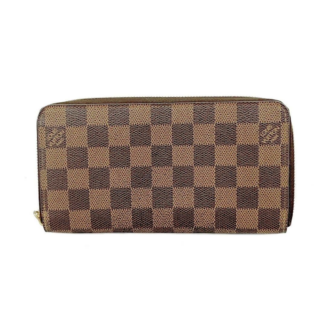 Louis Vuitton Damier Zippy Wallet N60015 Ebene Long for Men and Women P3291056