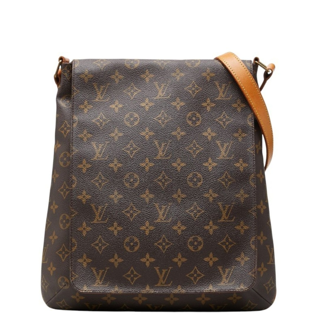 Louis Vuitton Monogram Musette Crossbody Shoulder Bag M51256 Brown Leather Women's LOUIS VUITTON (1 of 10)