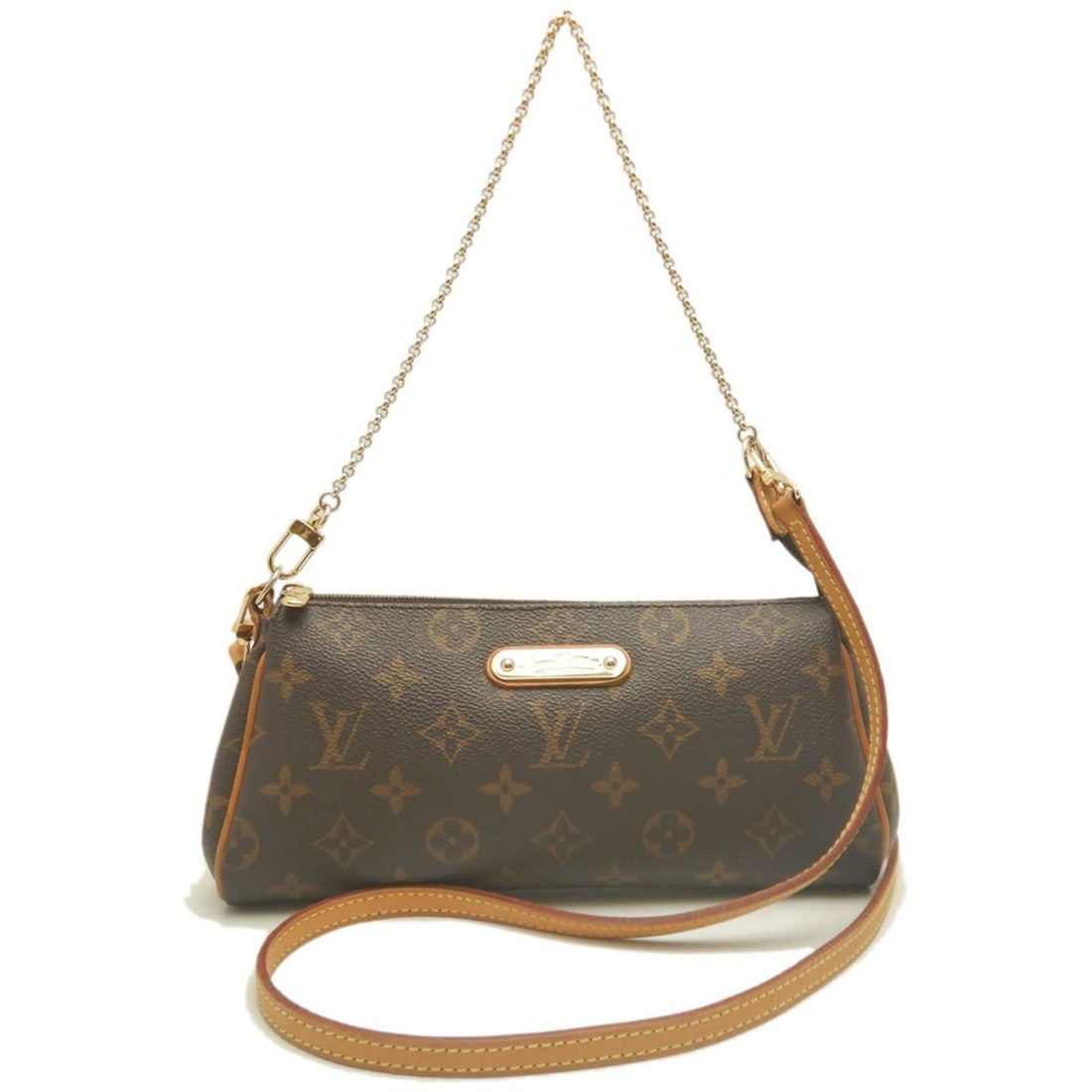 LOUIS VUITTON Monogram Eva M95567 Shoulder Bag Brown Women's 254137 (1 of 19)